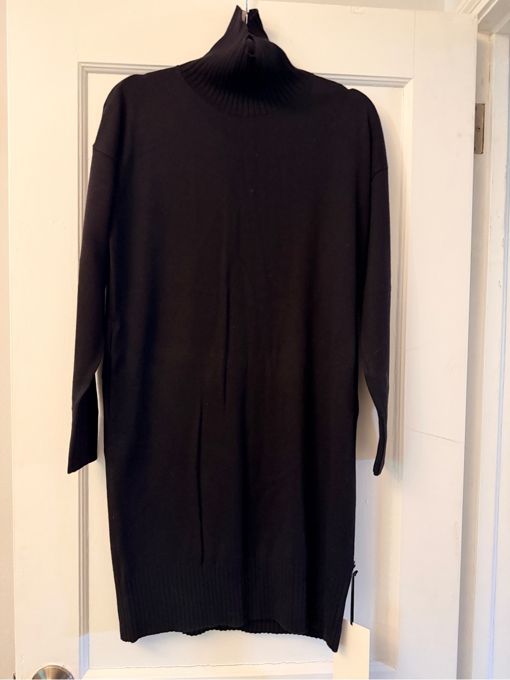 Lululemon Black Turtleneck Sweater Dress - Women
